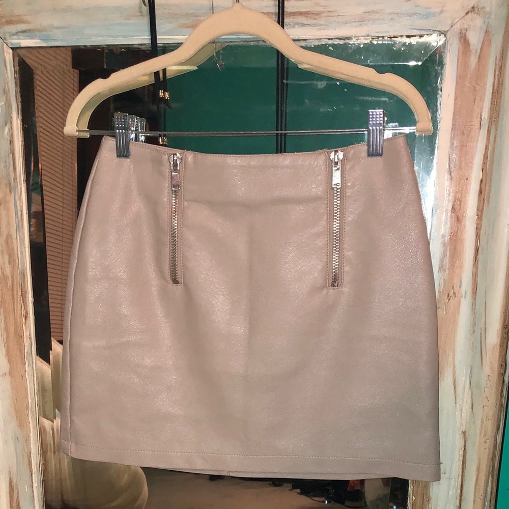 Forever21 Faux Leather Mini Skirt
